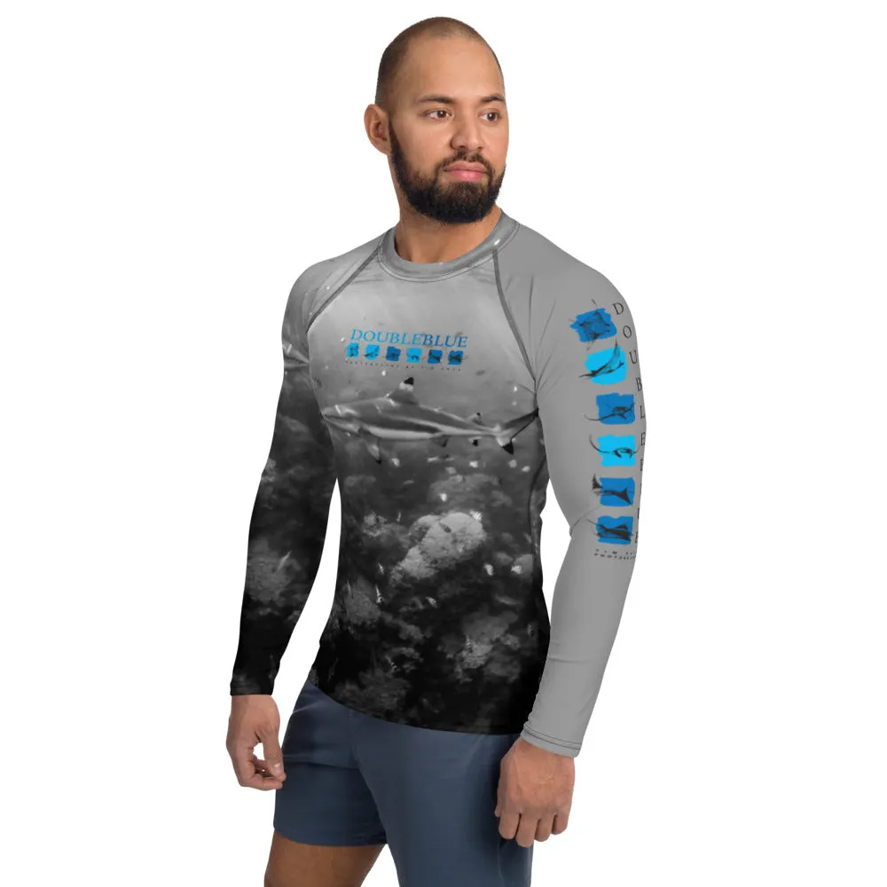 Doubleblue Logo Blacktip Men's Rash Guard