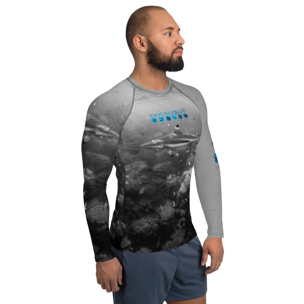 Doubleblue Logo Blacktip Men's Rash Guard
