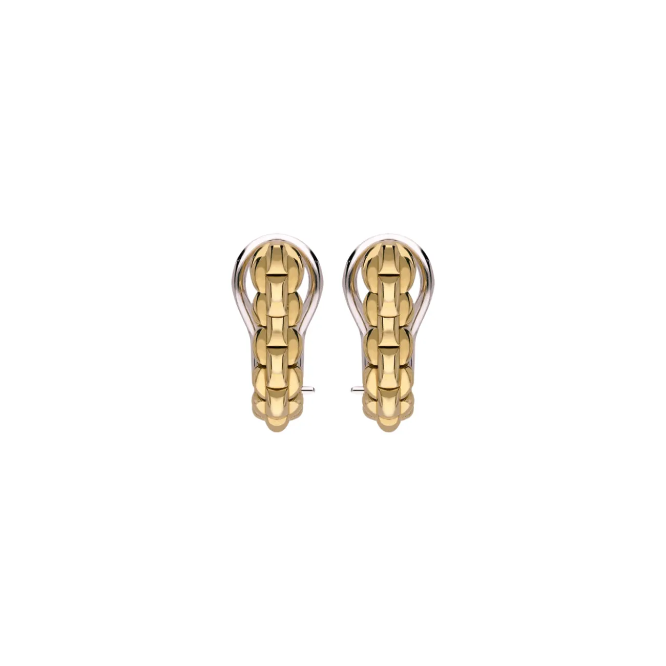 Eka 18K Yellow Gold Chain Earrings