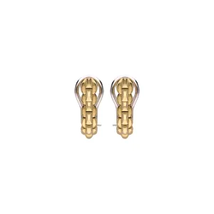 Eka 18K Yellow Gold Chain Earrings