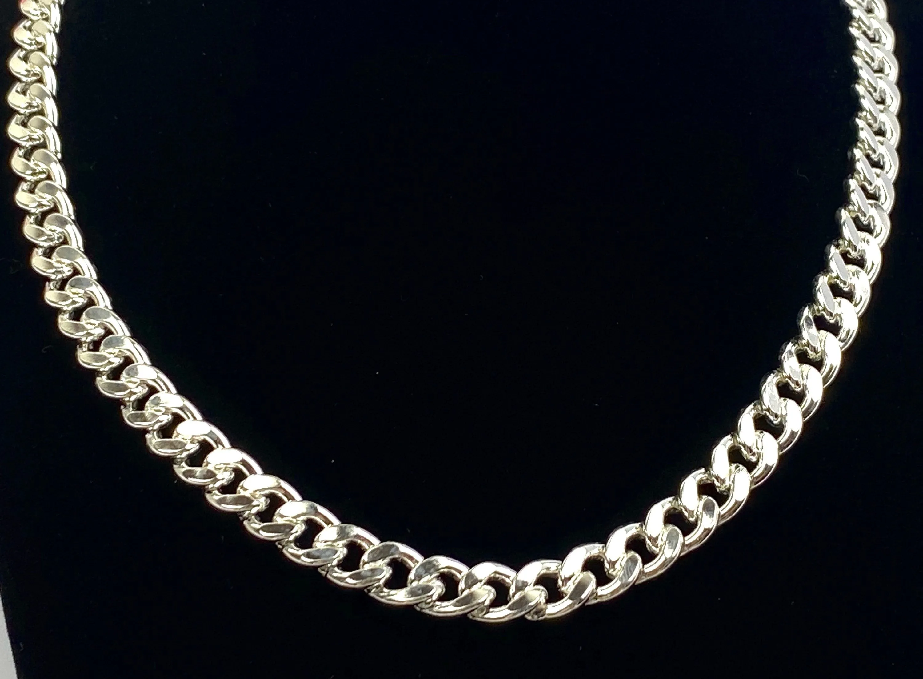 Enchanting 20” Sterling Silver Curb Chain, Sku: SM95LC-20