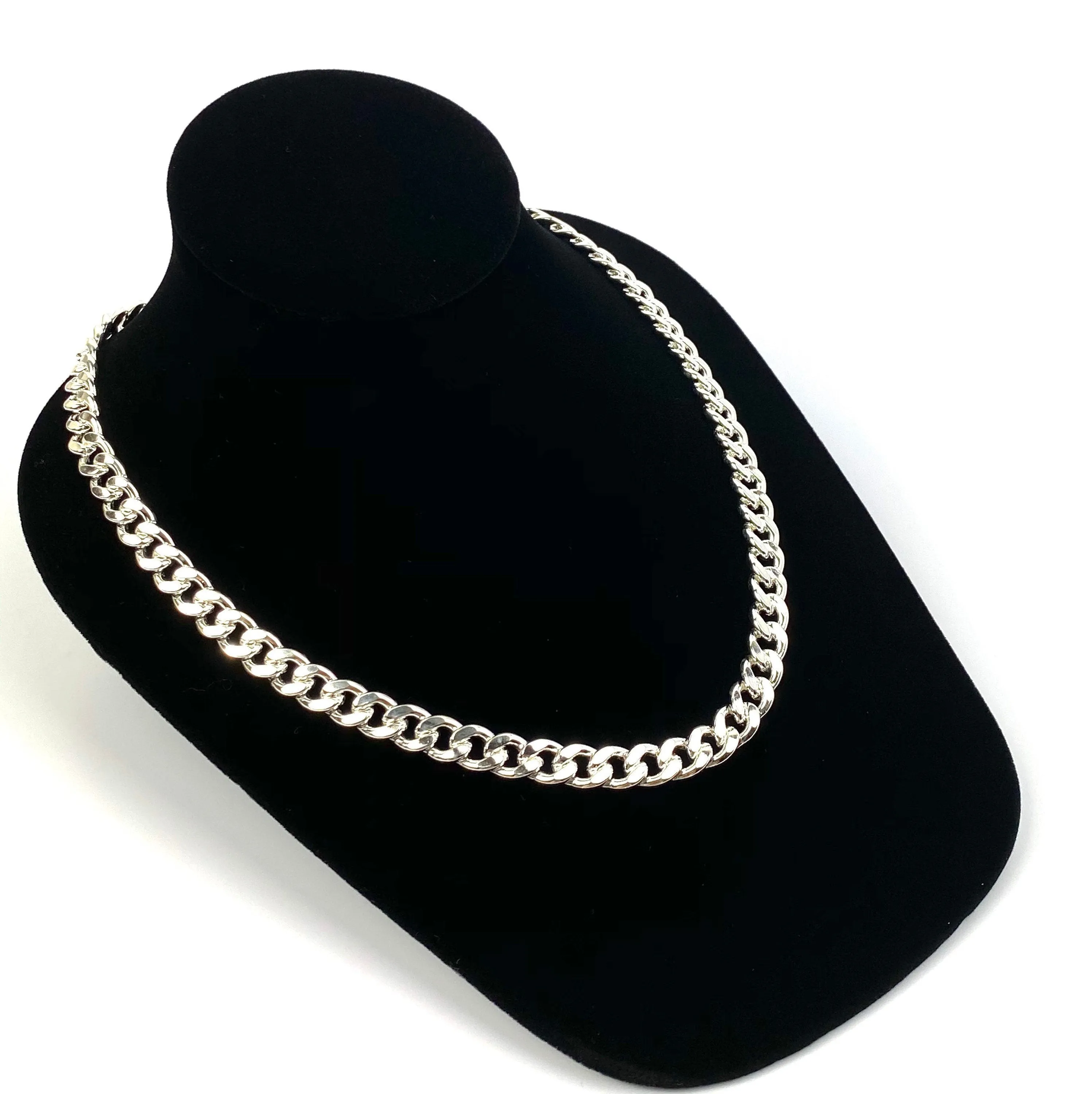 Enchanting 20” Sterling Silver Curb Chain, Sku: SM95LC-20