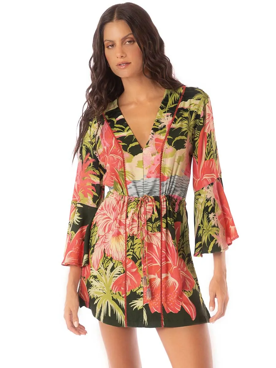 Enjoyable Kaftan in Neo Hawaiian