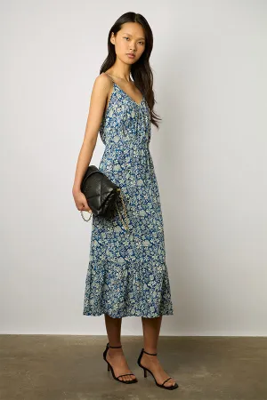 ESIA TROPICAL PRINT STRAP DRESS