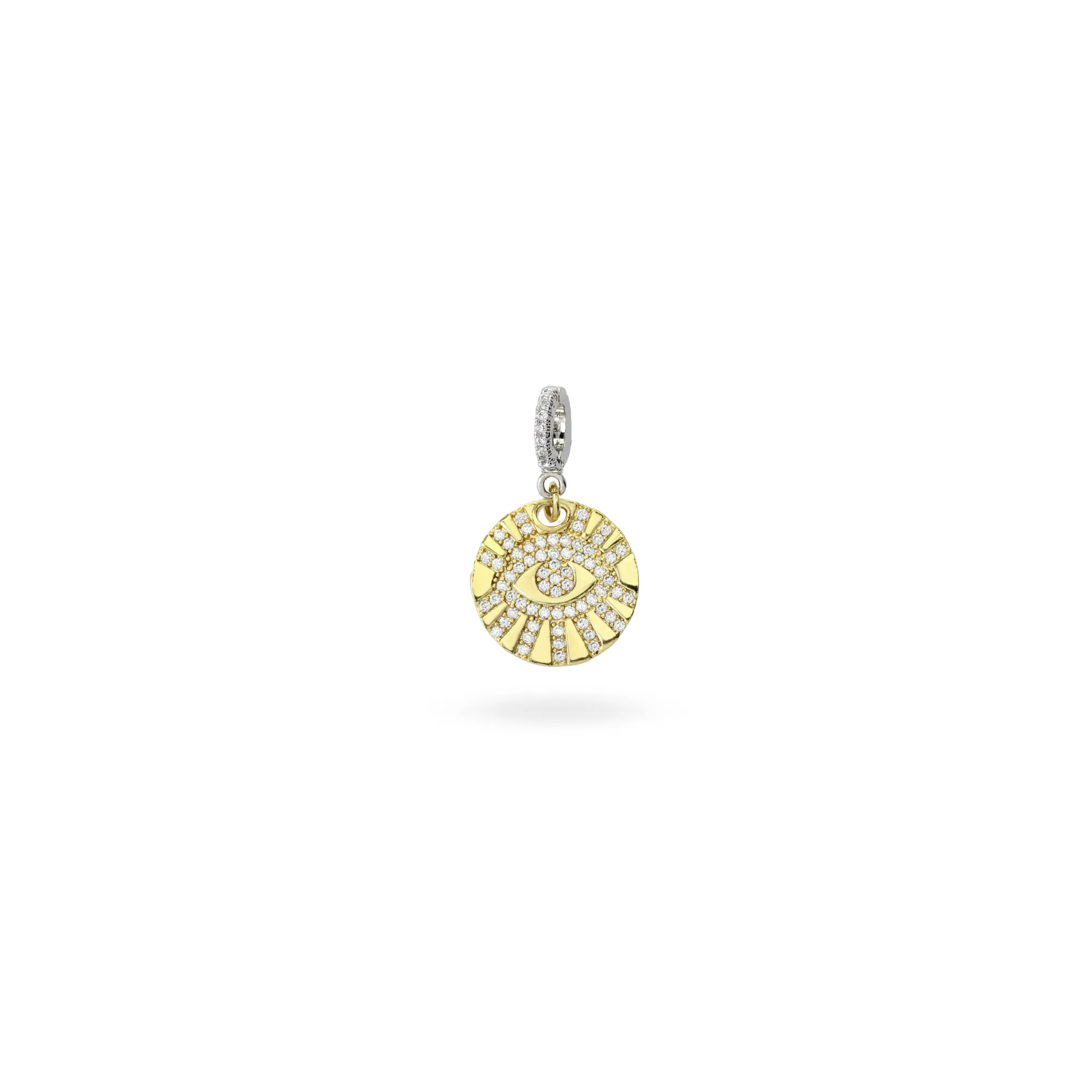 EVIL EYE 2 BOLT CLIP ON CHARM