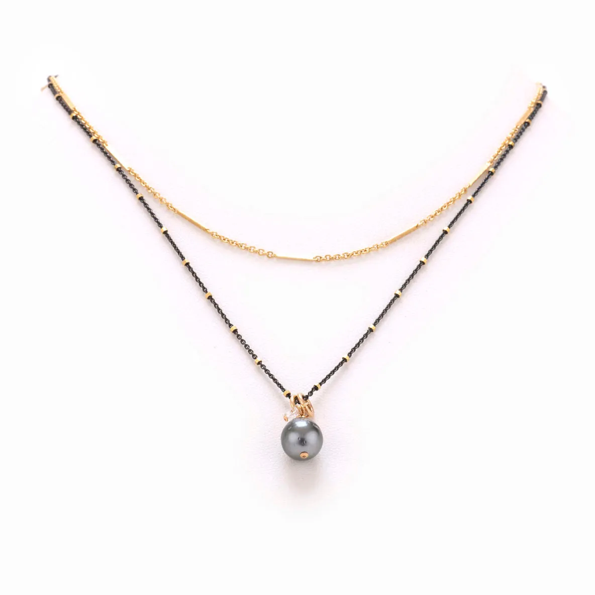 Ezra Mixed Metal Necklace