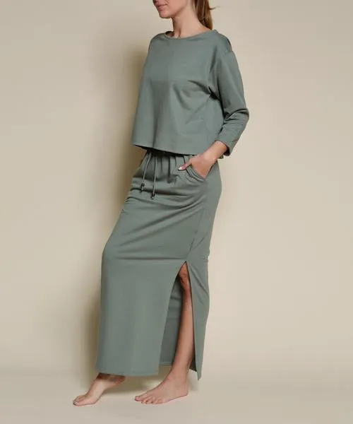 Fabina LA Hemp Set - Sage Green (two piece set)