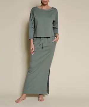 Fabina LA Hemp Set - Sage Green (two piece set)