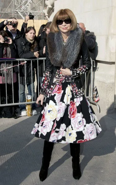 Fantastic Spring 2011 Chanel by Karl Lagerfeld Runway Look 48 Leather Jacket w Floral Silk Detailing