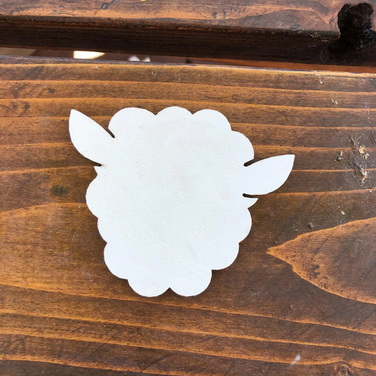 Farm Animal Door Hanger Unfinished Wood Sign