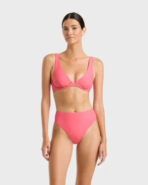 Fern Bikini Bottom - Rose