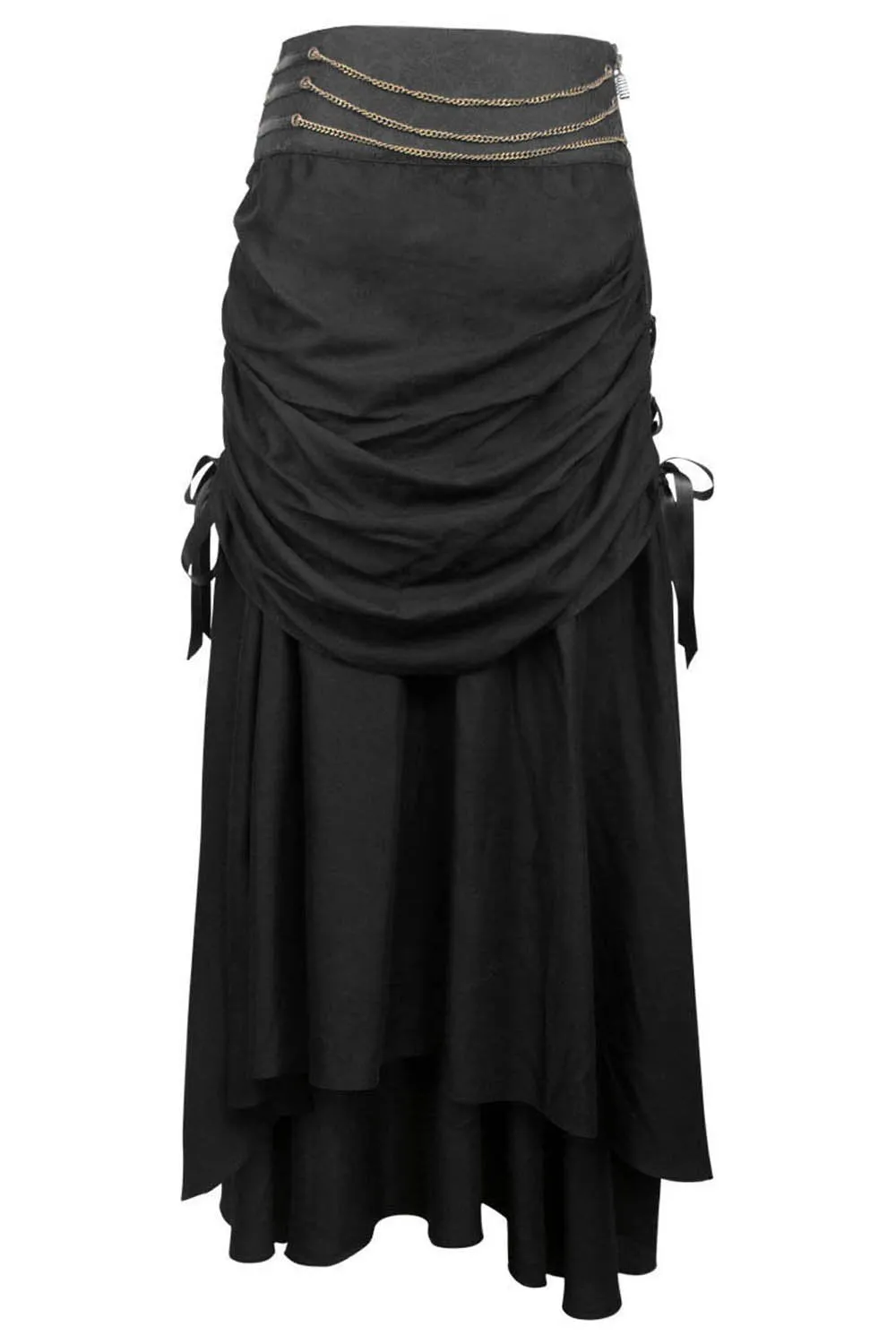 Fidal Steampunk Skirt with Hanging Chains