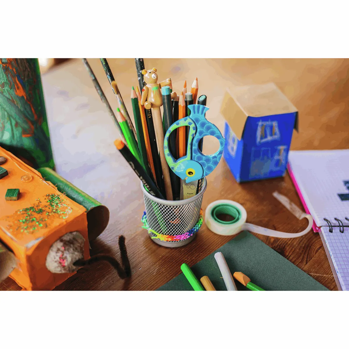 Fiskars Scissors:  Kids: Animals: Fish: 13cm Paper Fabric Sewing Accessory