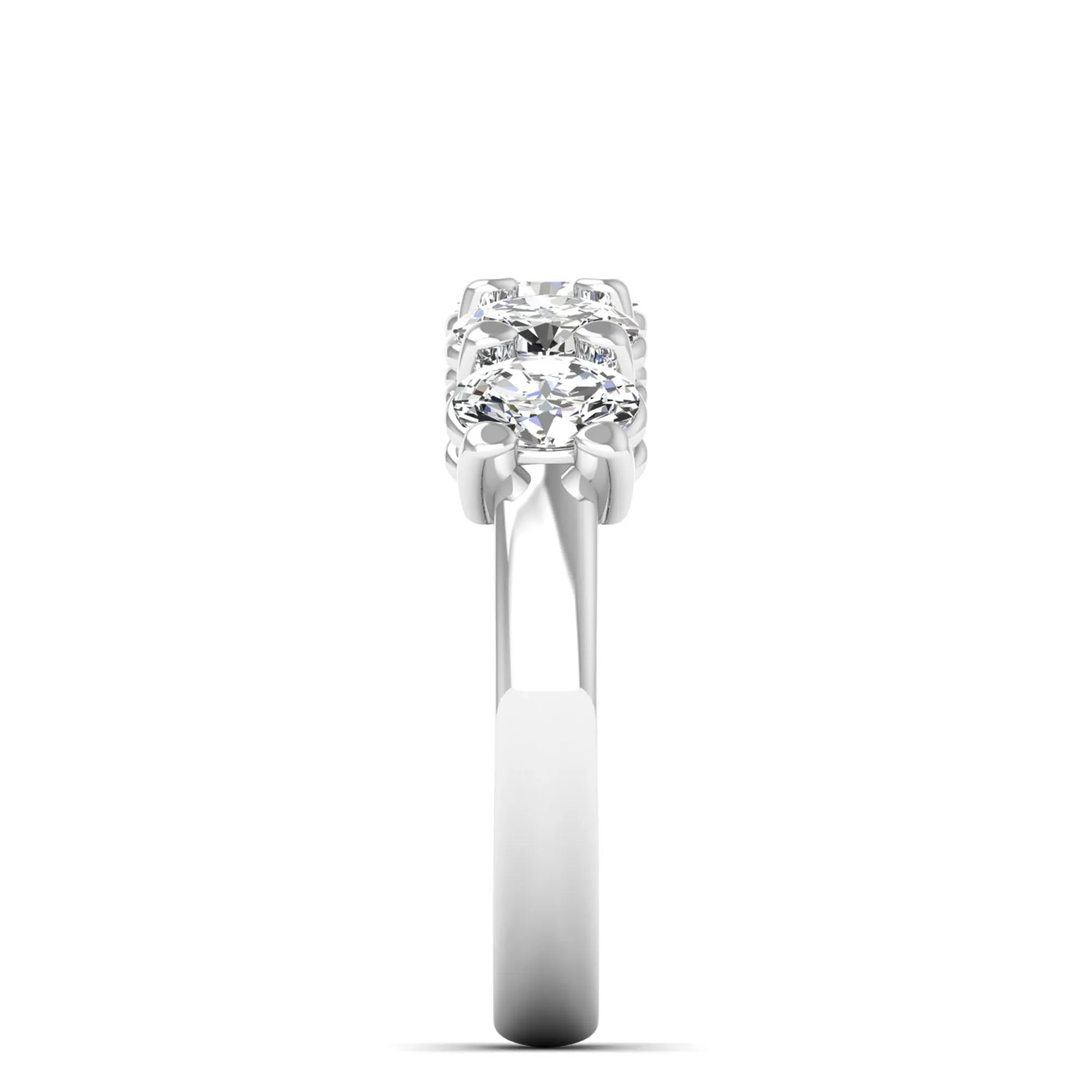 Five Stone Oval Lab Diamond Ring