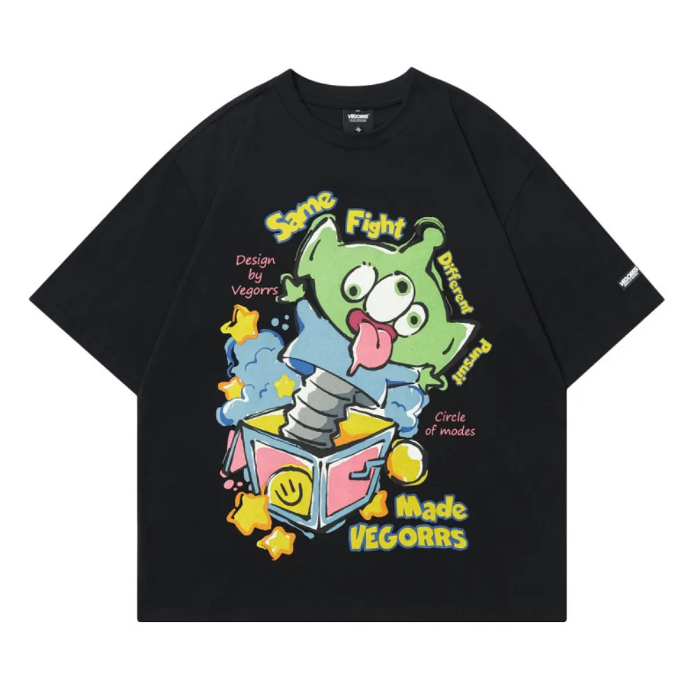 Fun Cartoon Toy Print T-Shirt
