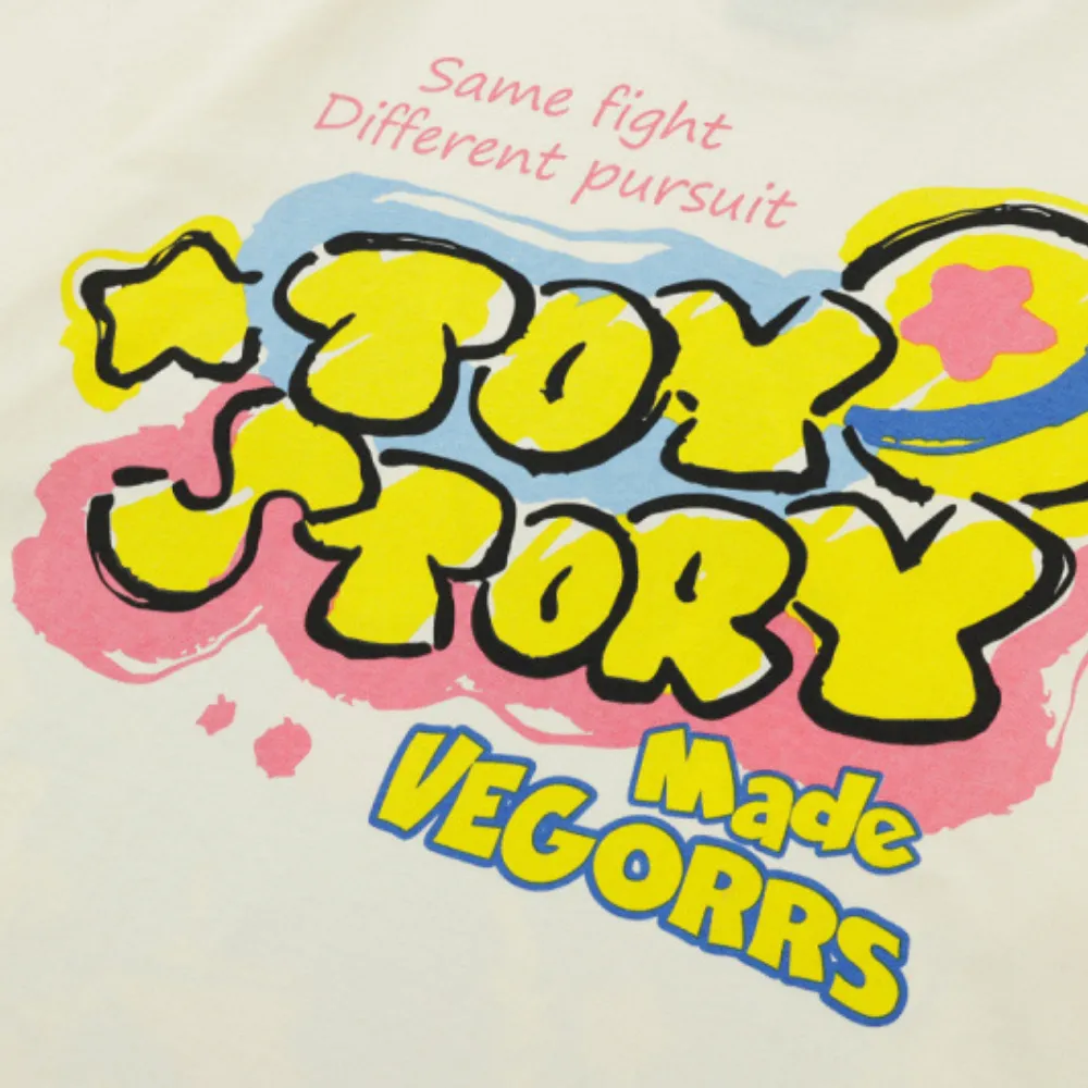 Fun Cartoon Toy Print T-Shirt