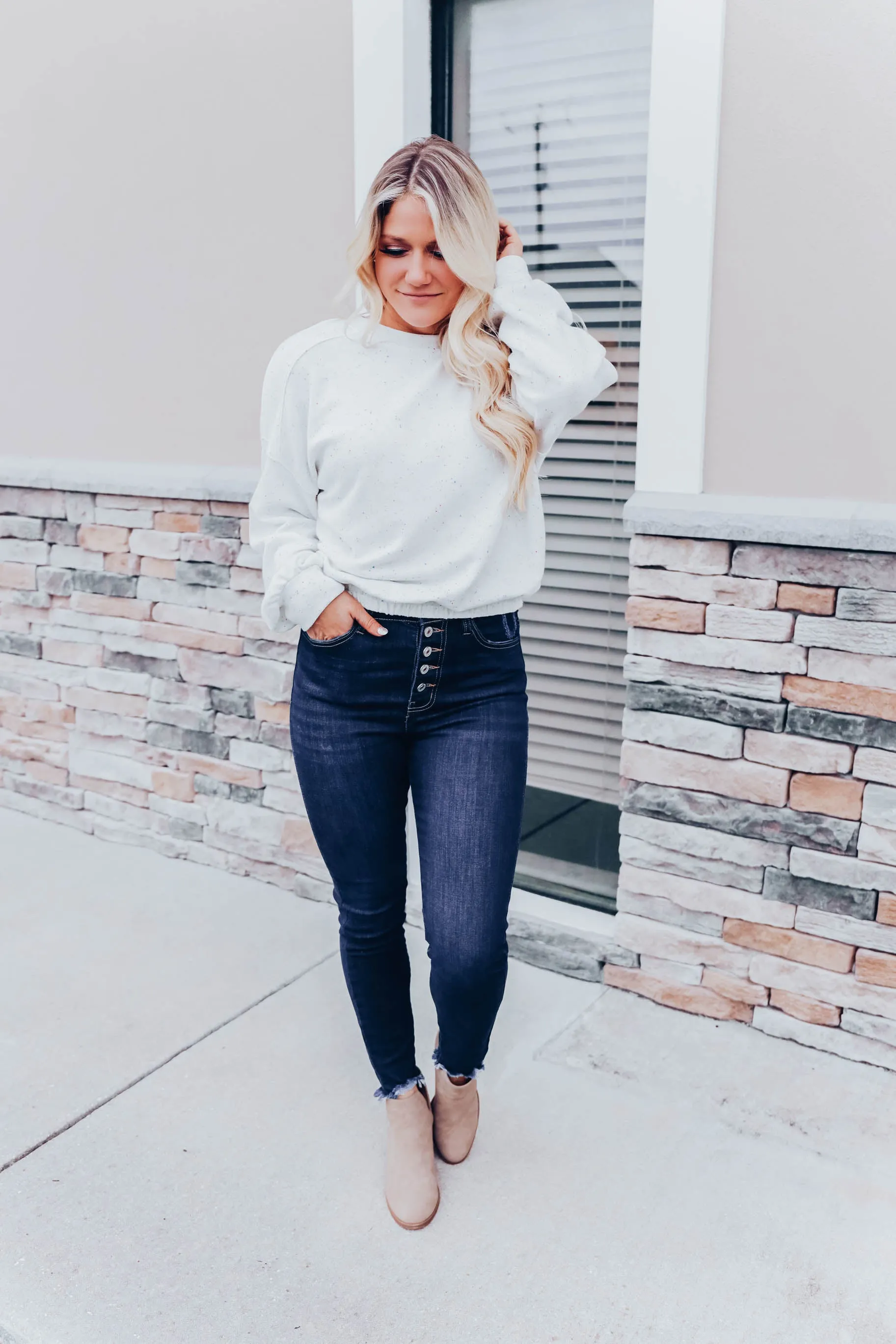 Fun Fetti Ivory Sweater