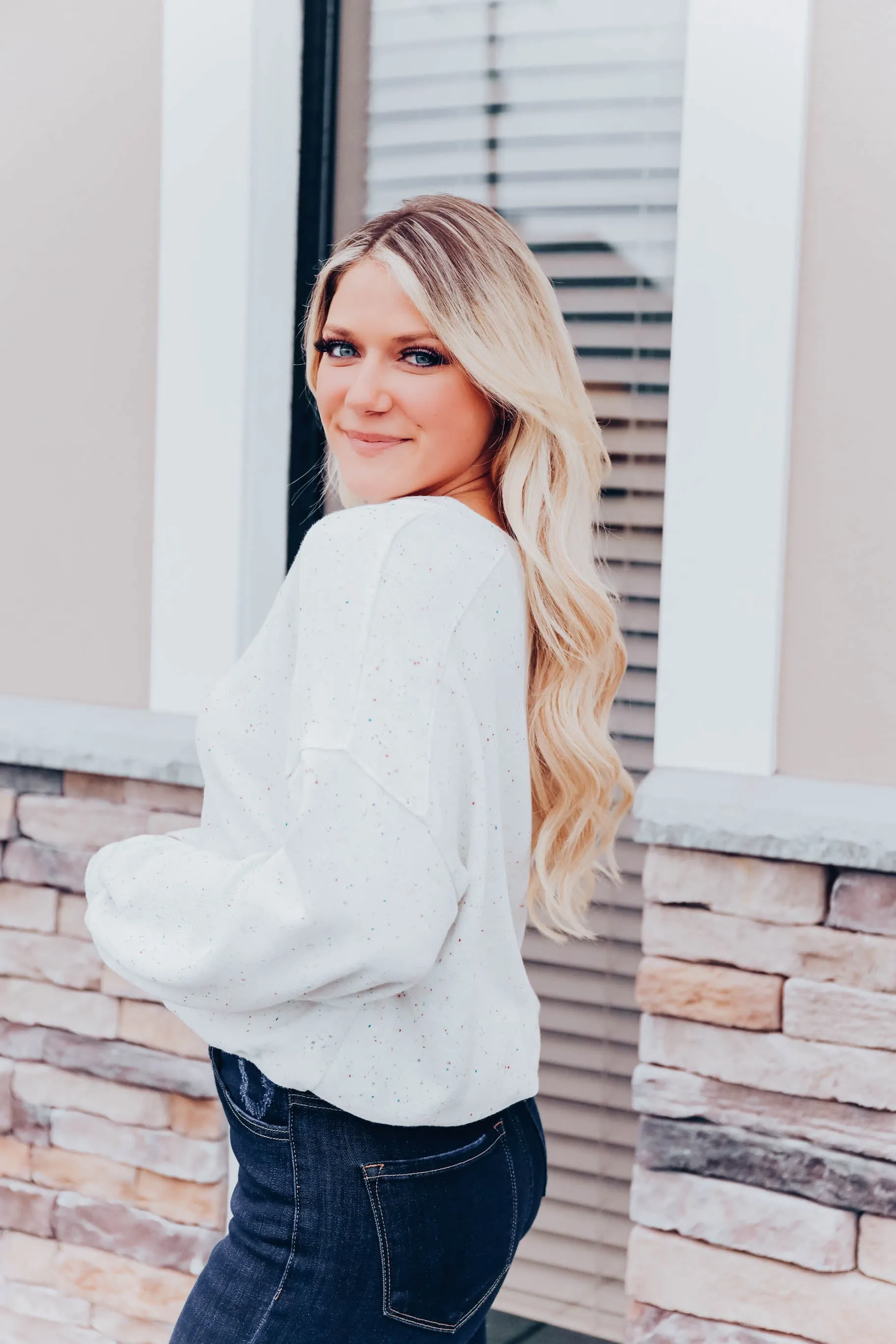 Fun Fetti Ivory Sweater