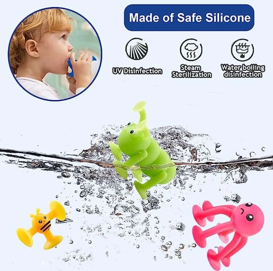 Funpaste Silicone Animal Suction Pops - 27 pcs