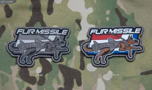 FUR MISSILE PVC MORALE PATCH