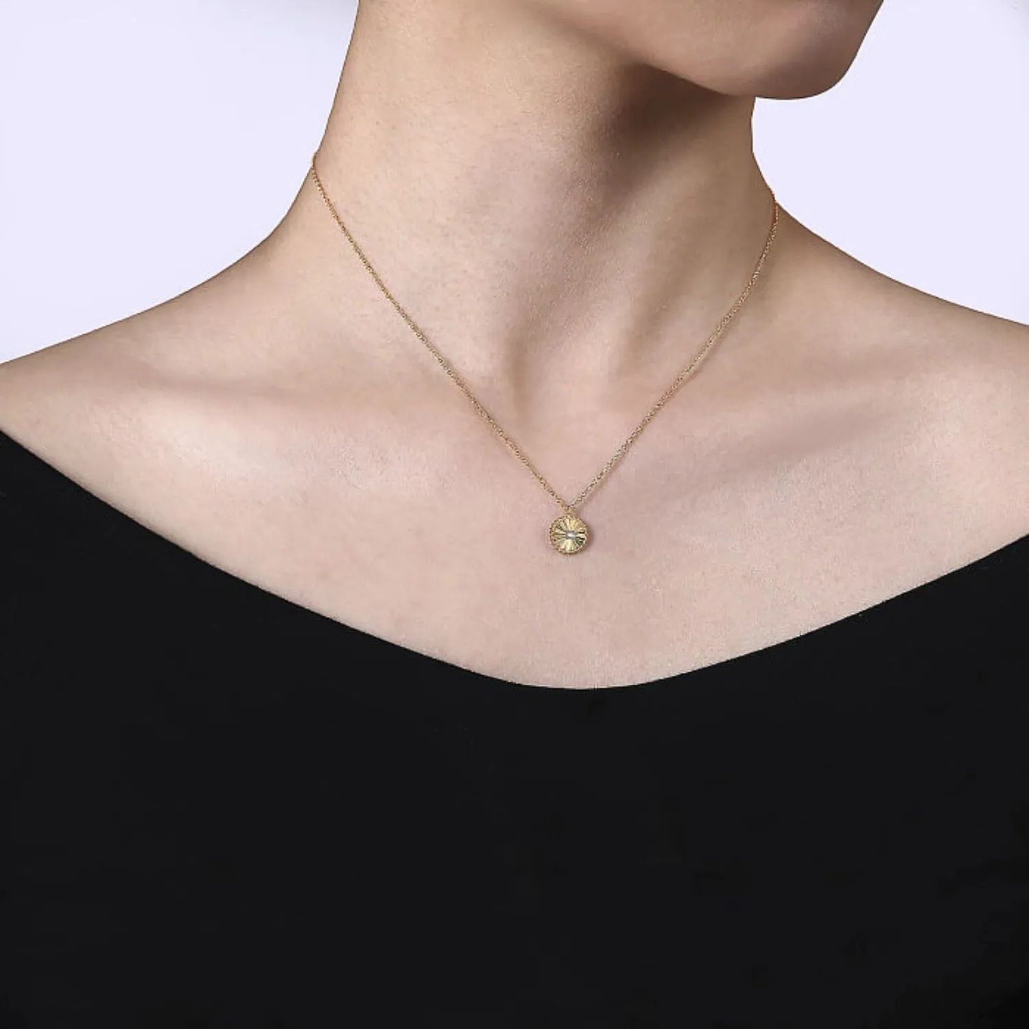 Gabriel & Co. Bujukan Diamond Cut Pendant