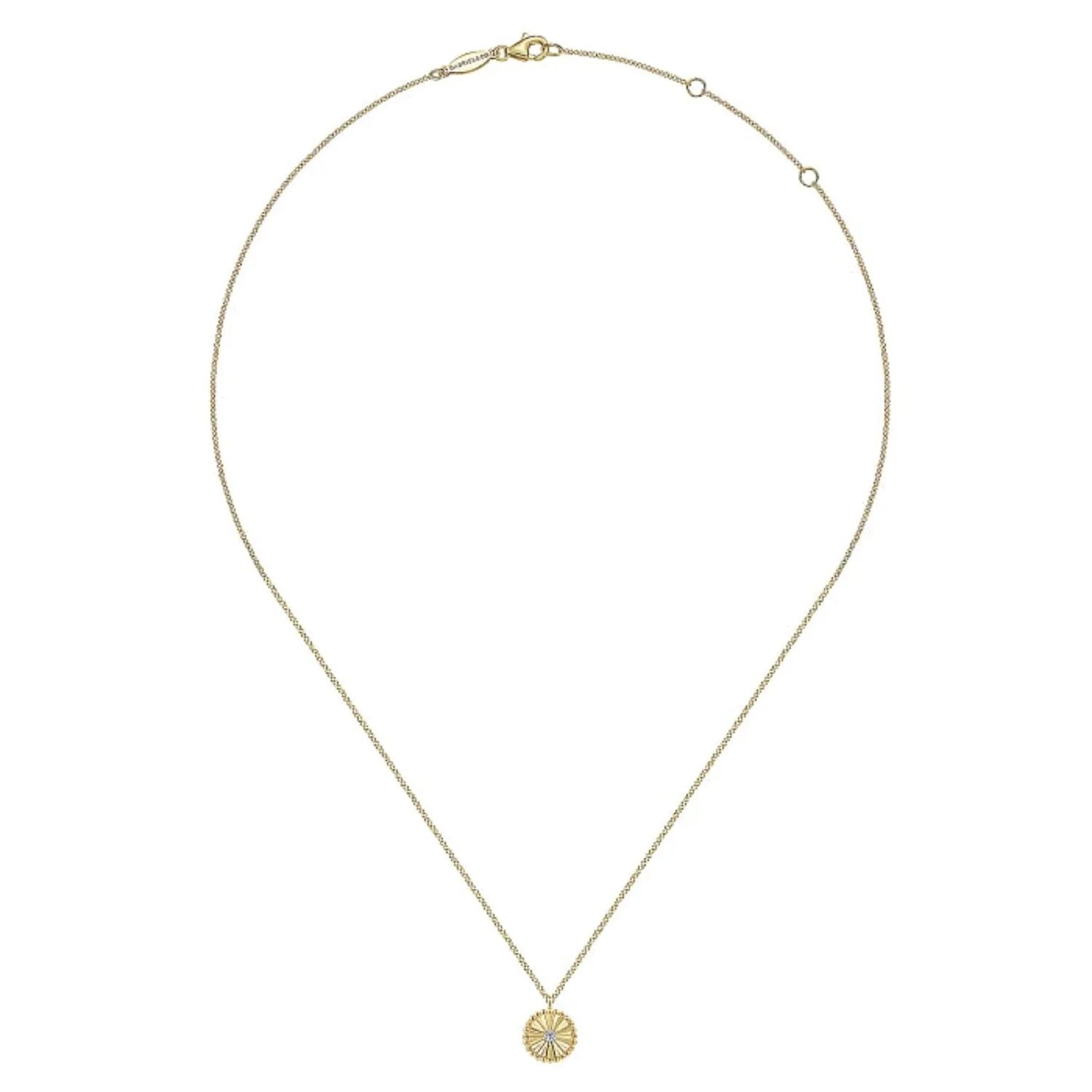 Gabriel & Co. Bujukan Diamond Cut Pendant
