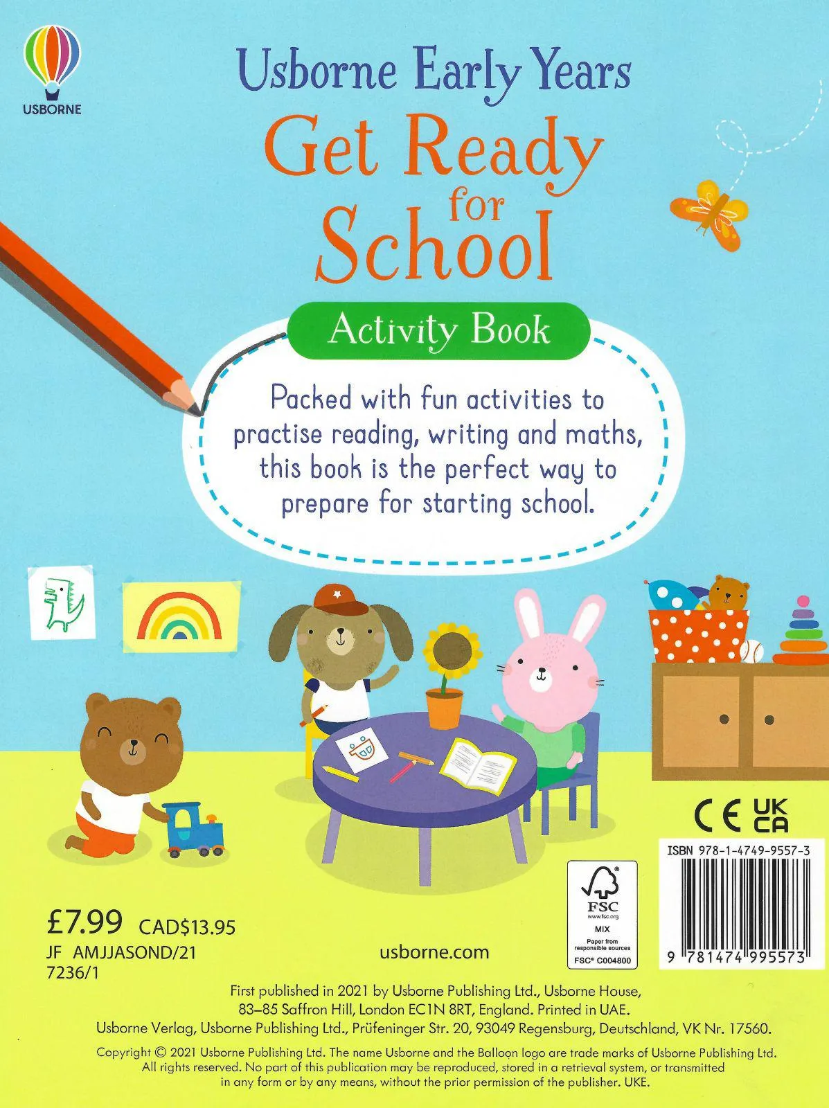Get Ready for School Activity Book