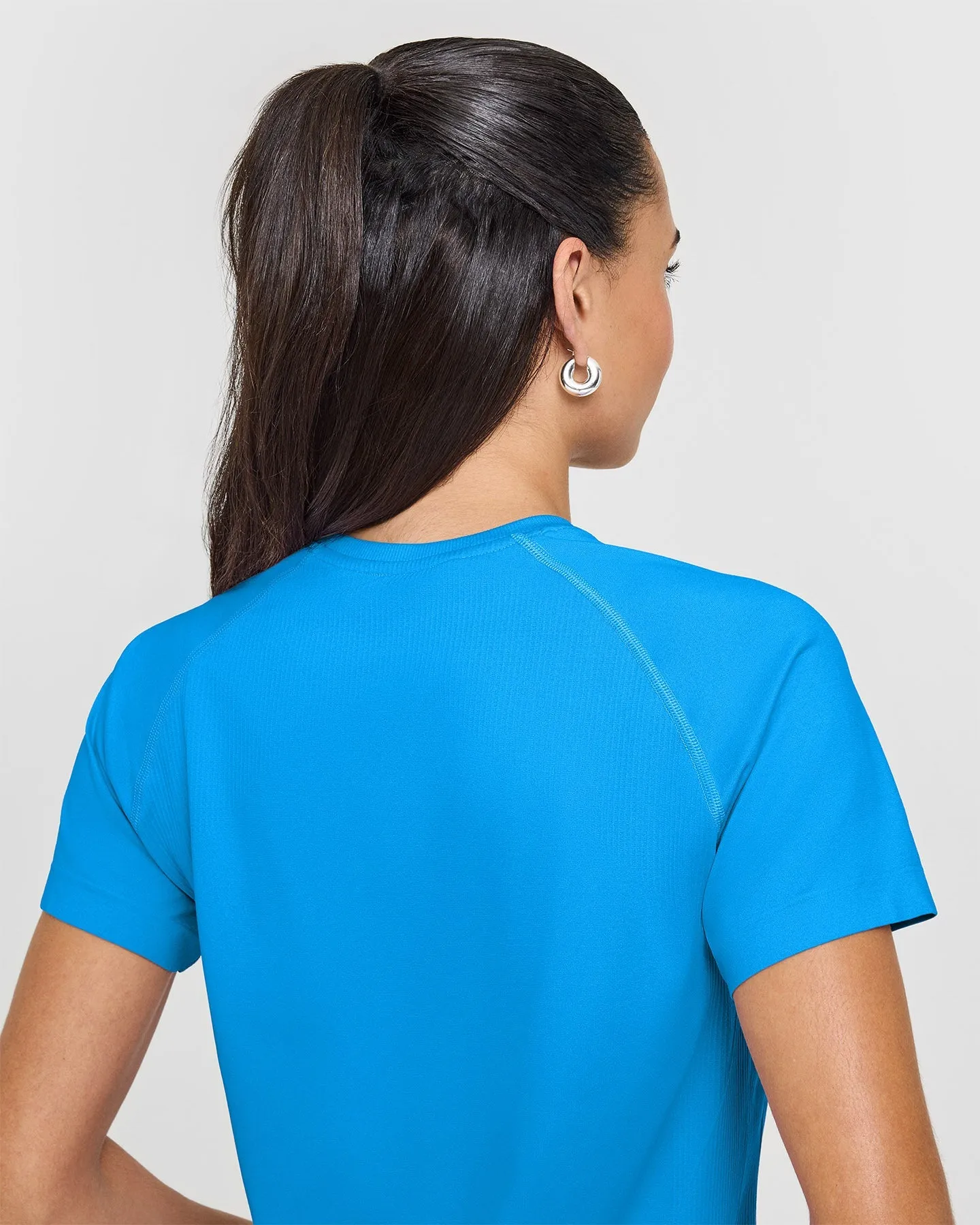 Go To Seamless Loose Top | Tropical Blue
