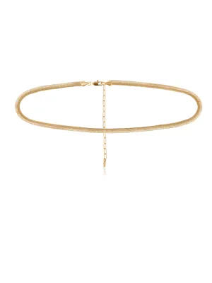 Gold Herringbone Waist Chain