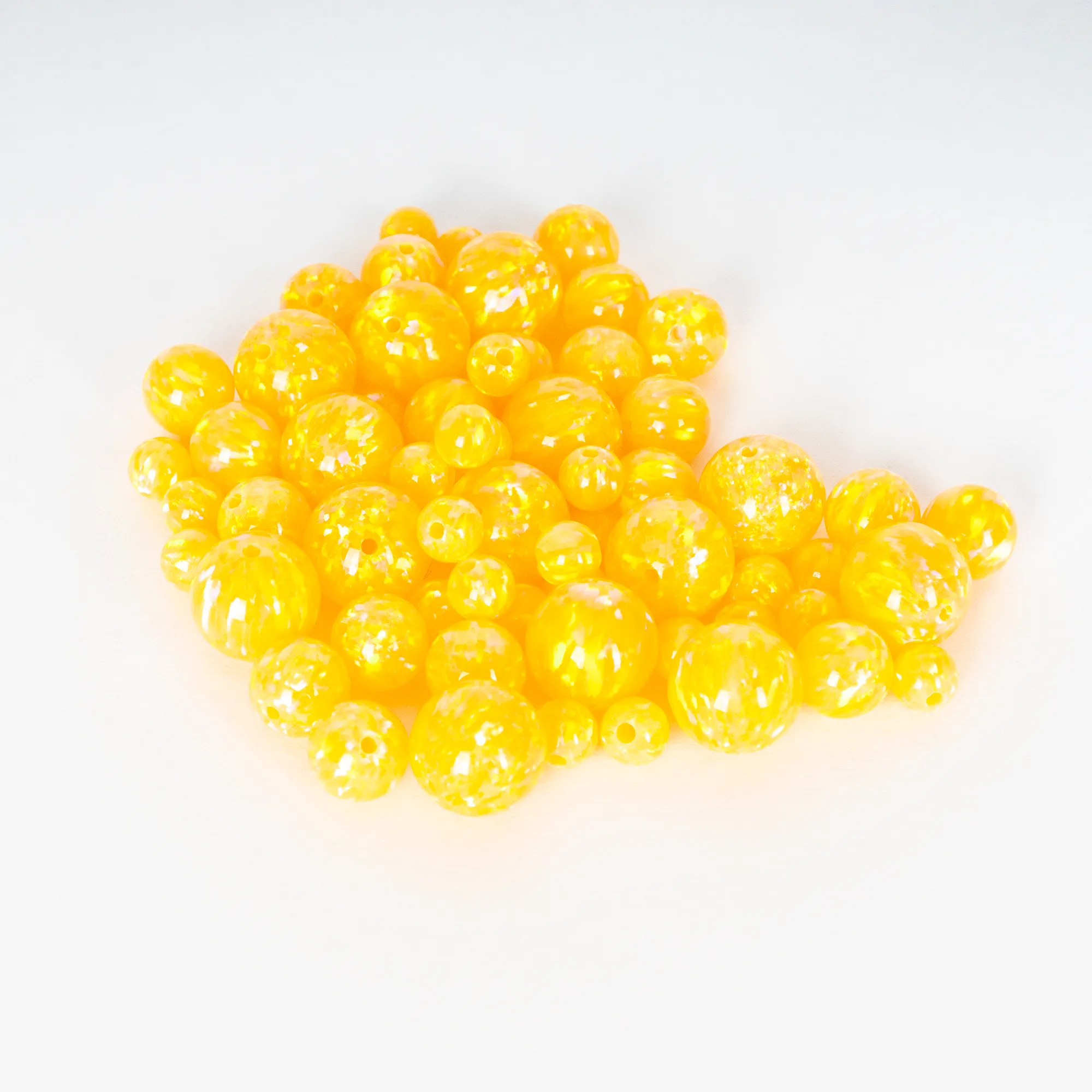 Golden Pineapple Opal Craft Beads