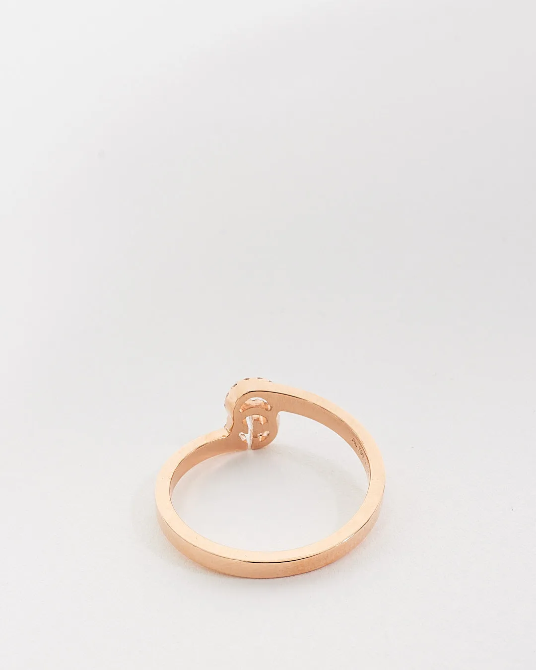 Gucci Rose Gold & Diamond GG Running Diamond Ring - 5