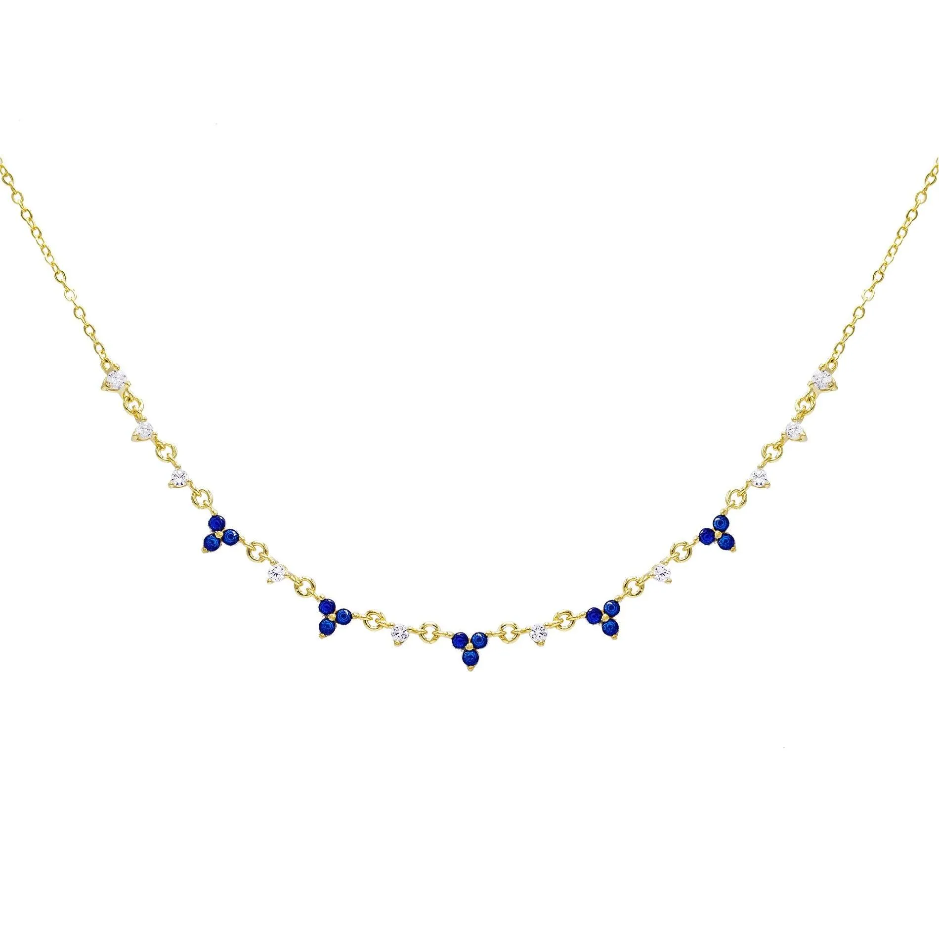 Hanging Cluster Necklace