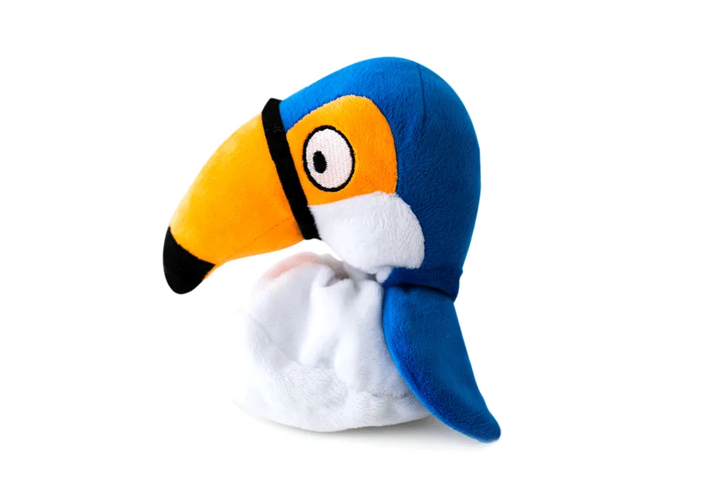 Hatchables Toucan: Inside-Out Dog Toy