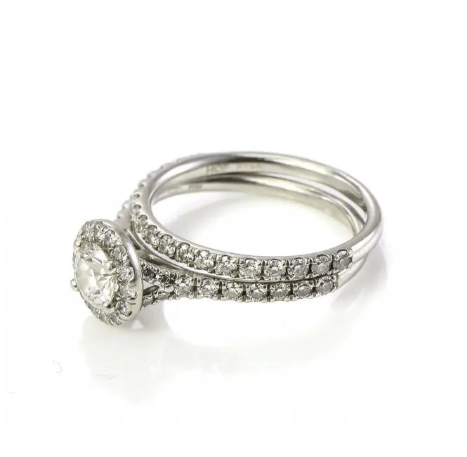 Hearts On Fire Platinum Diamond Ring – 0.81ctw of Brilliance