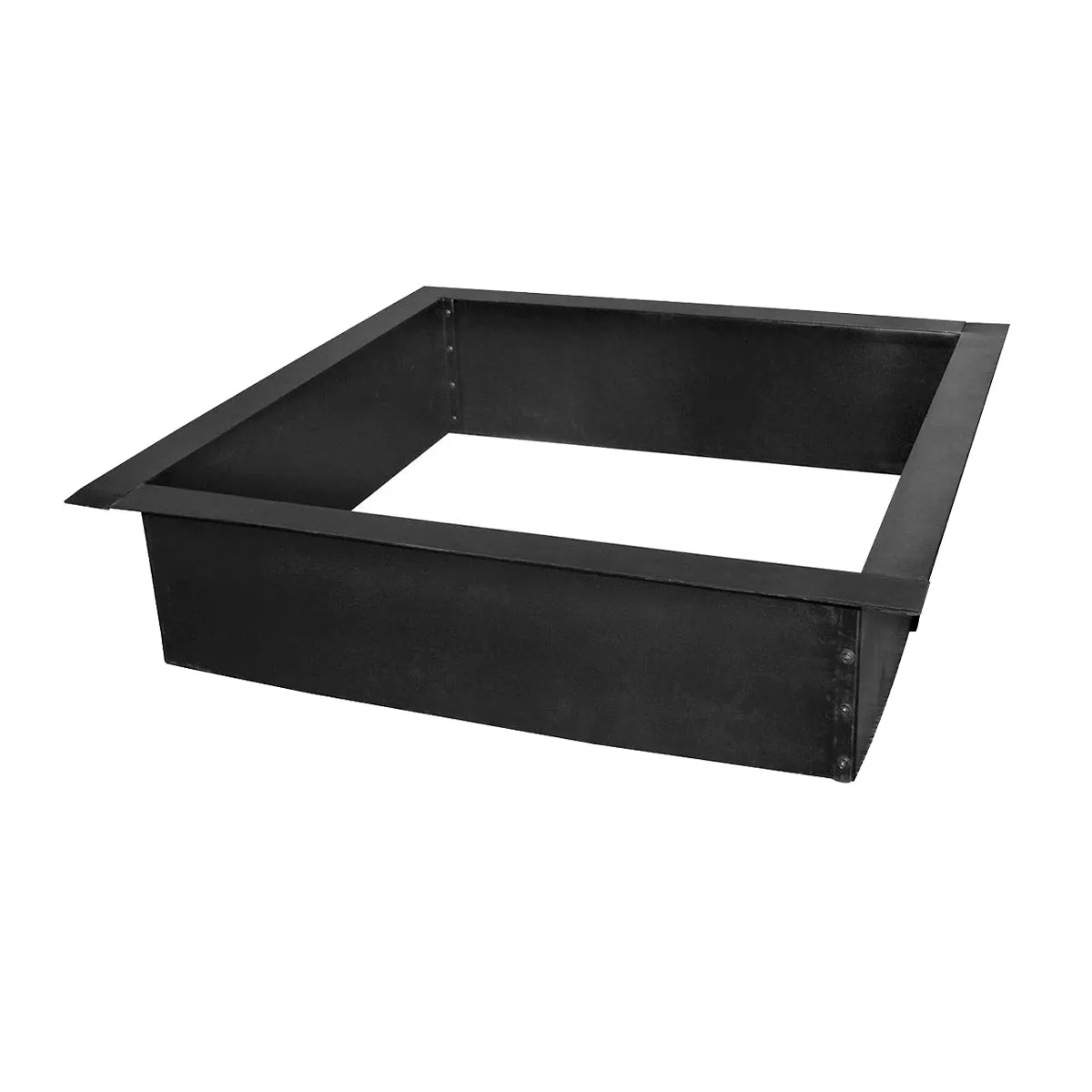 Heavy Gauge 36 in. Square x 10 in. High Fire Ring