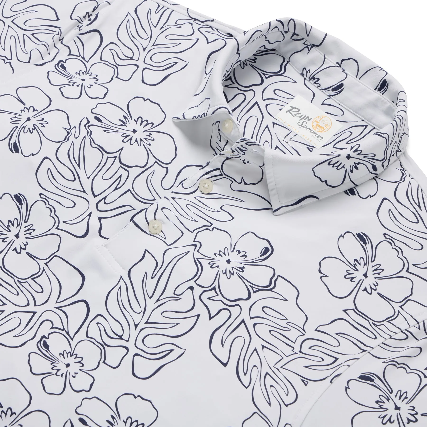 HIBISCUS MONSTERA PERFORMANCE POLO