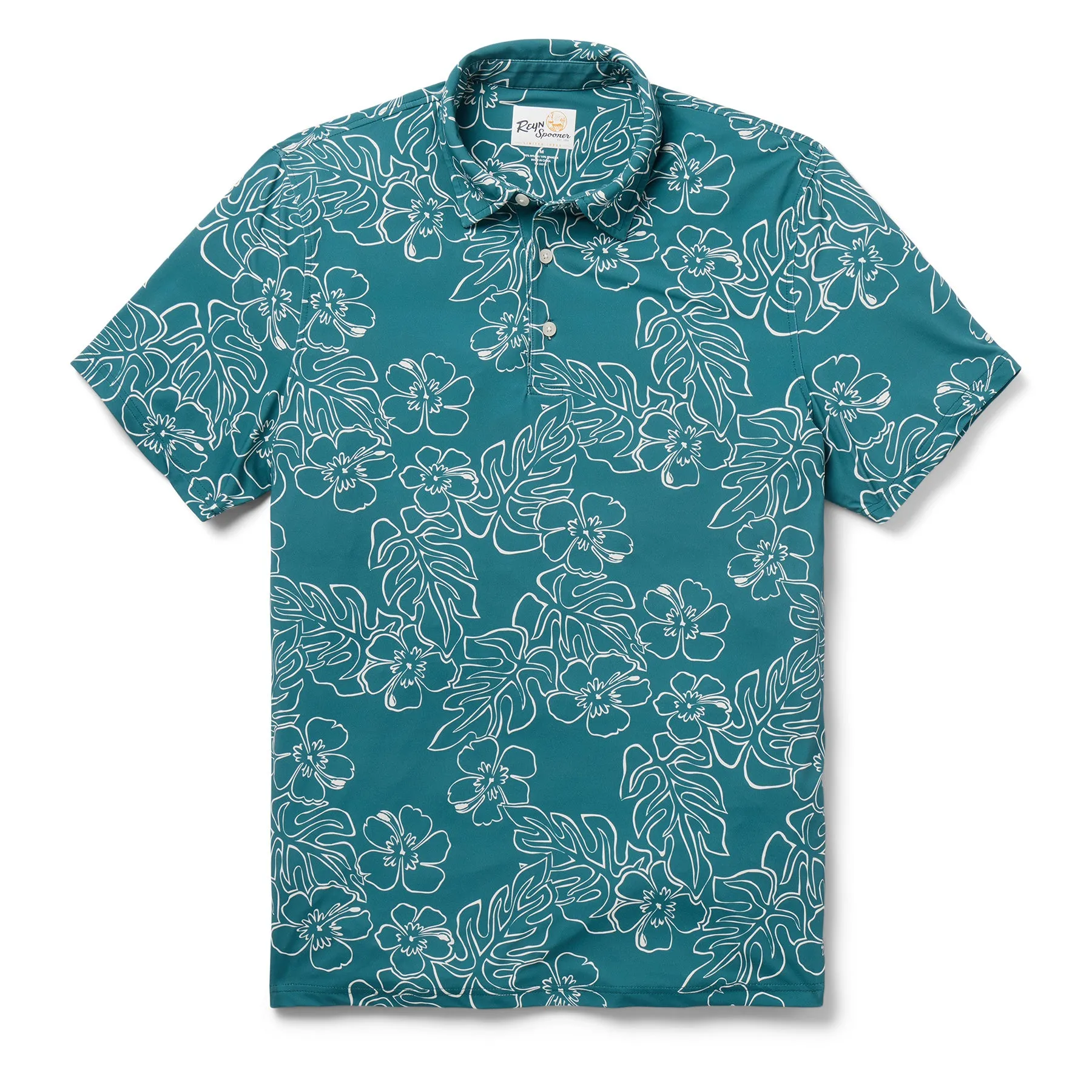 HIBISCUS MONSTERA PERFORMANCE POLO
