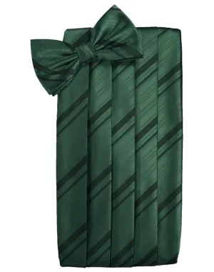 Holly Striped Satin Cummerbund