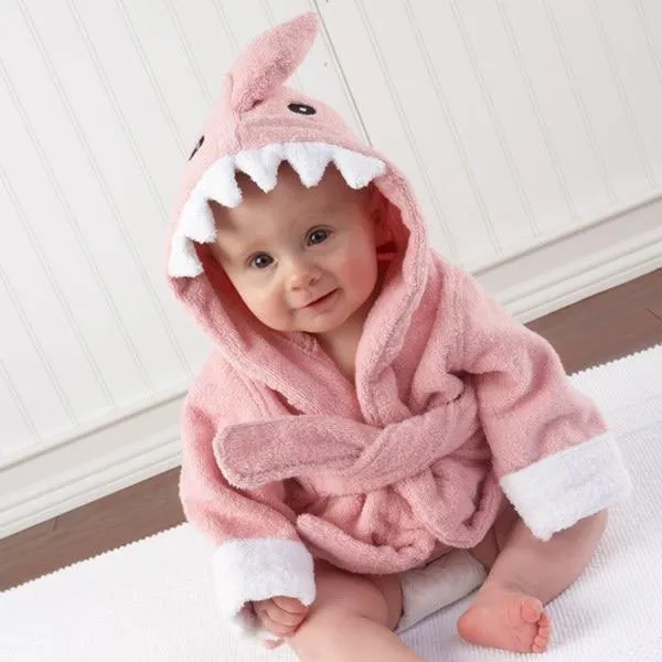 Hooded Animal Baby Bathrobe