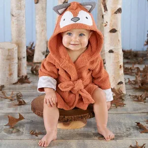 Hooded Animal Baby Bathrobe