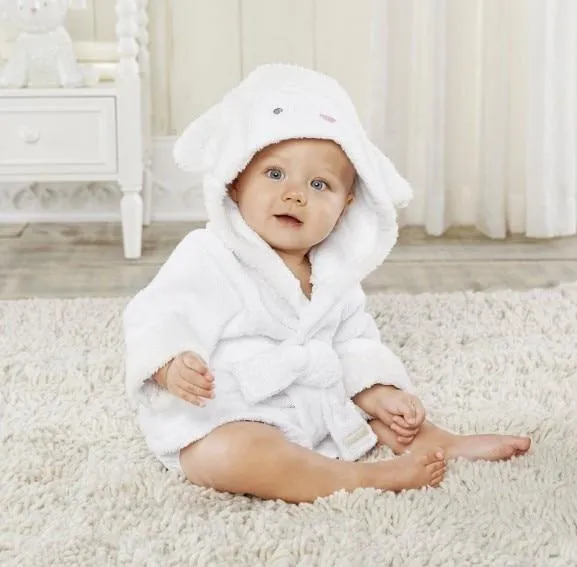 Hooded Animal Baby Bathrobe