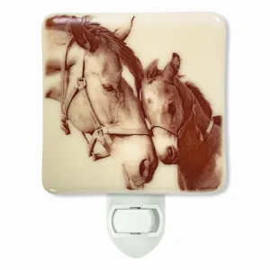 Horse Mother And Baby Horse Night Light