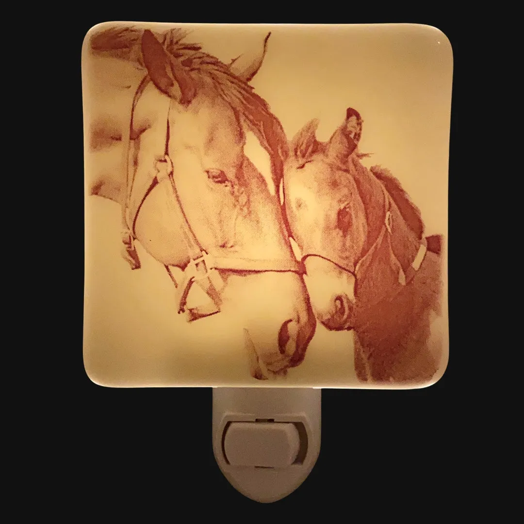 Horse Mother And Baby Horse Night Light