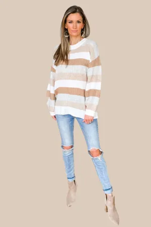 Keep It Simple Striped Sweater - FINAL SALE