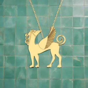 Knossos Griffin Pendant