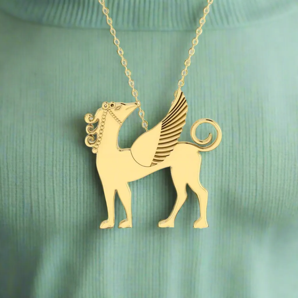 Knossos Griffin Pendant