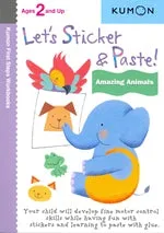 Kumon Let's Sticker & Paste! Amazing Animals! (2 Years Up)
