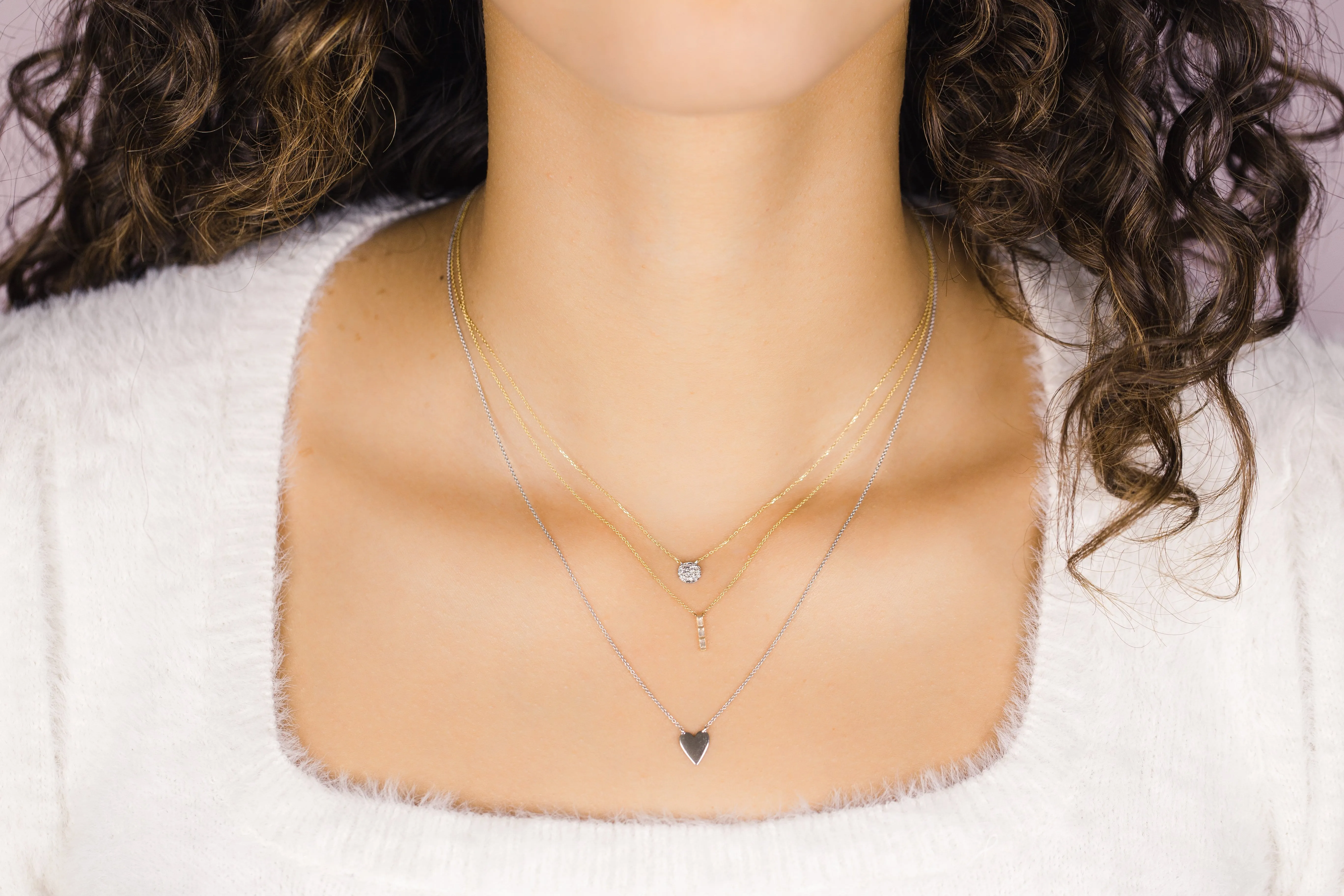 Lauren Joy Mini Disc Necklace