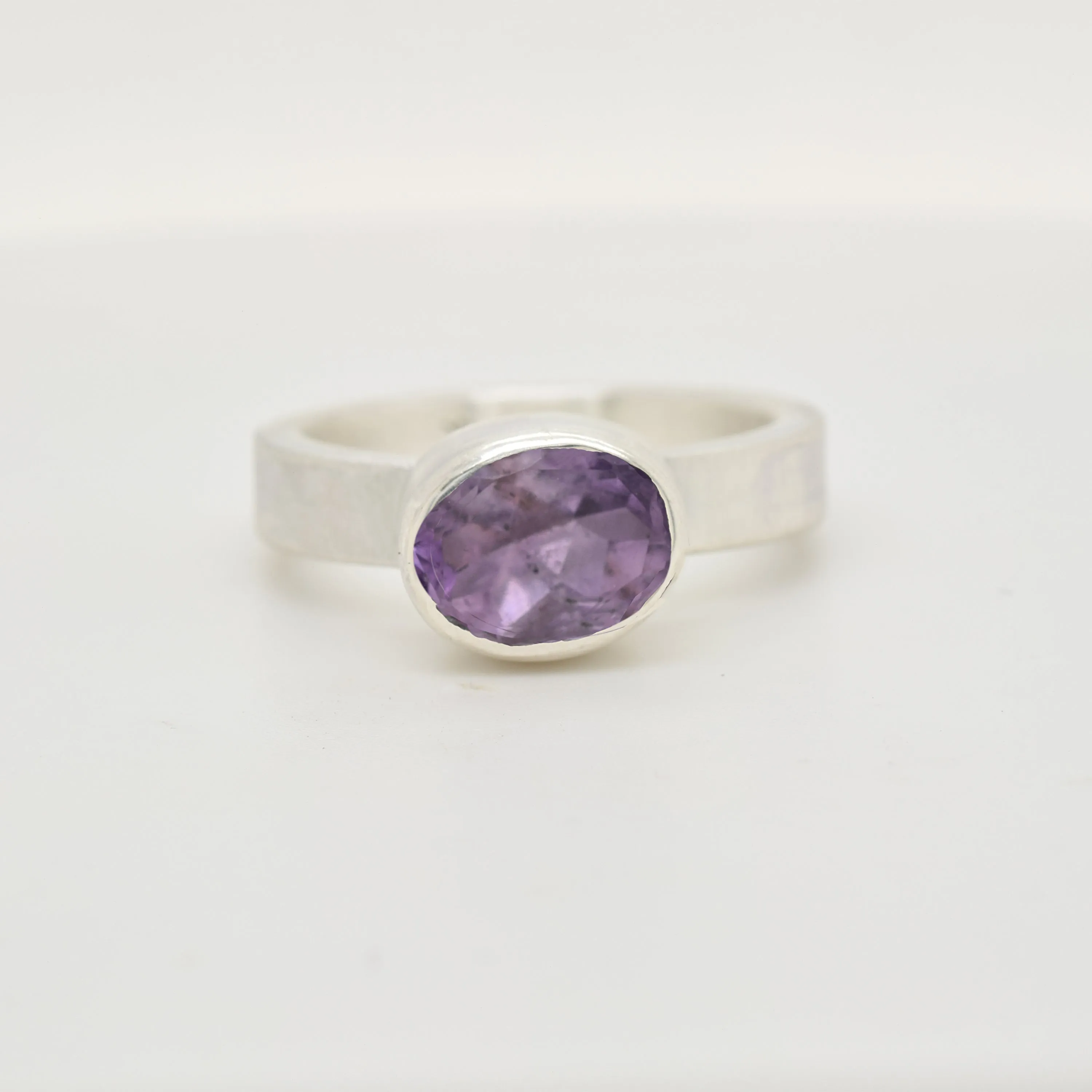 Lavender Amethyst Sterling Ring