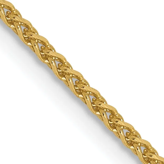 Leslie 14k Yellow Gold 1.2mm D.C Spiga Chain